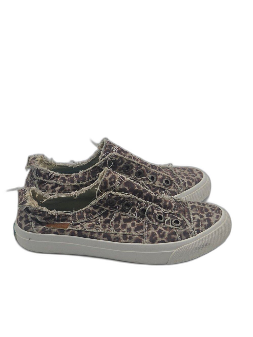 Blowfish Malibu Shoes Animal Print Slip On Womens Size 7